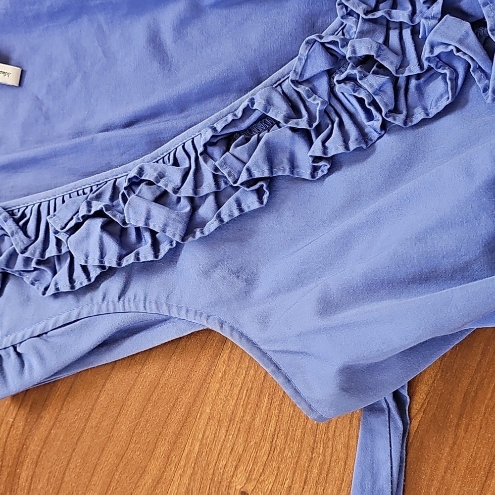 Blue Ruffle Dress - Picture 4 of 6